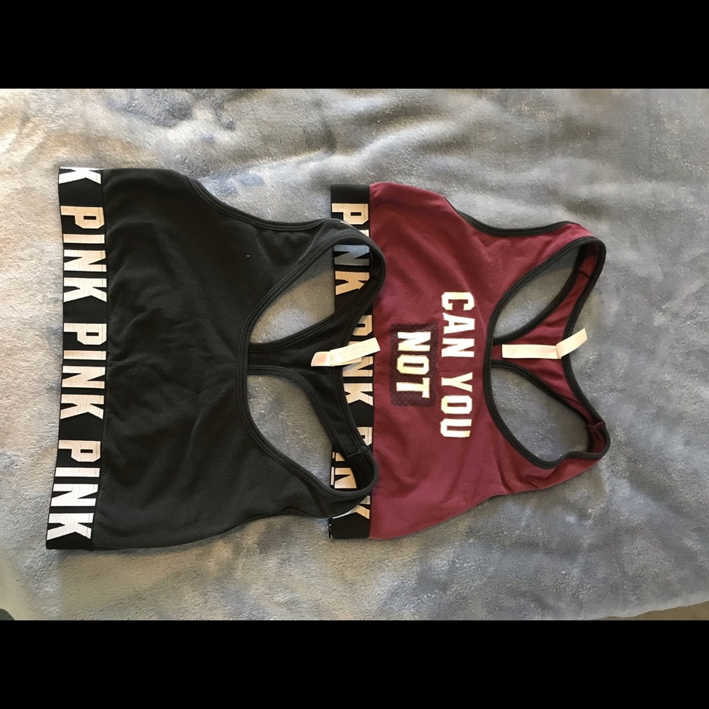 Pink sports bra bundle